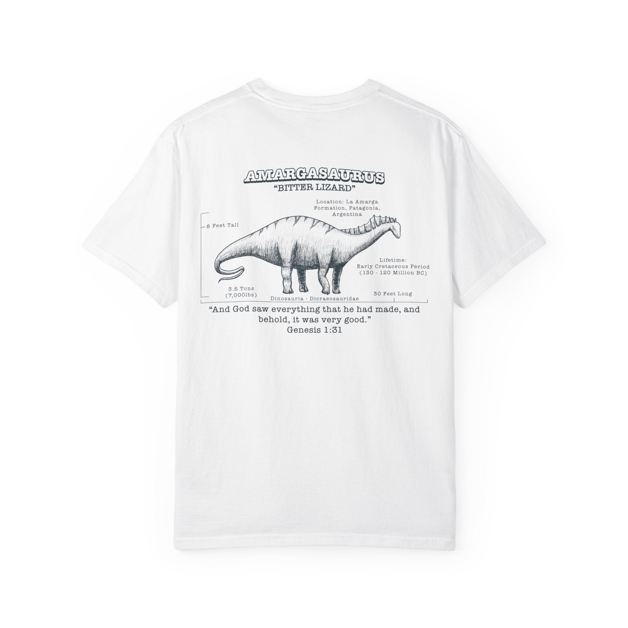 G131 Amargasaurus Tee