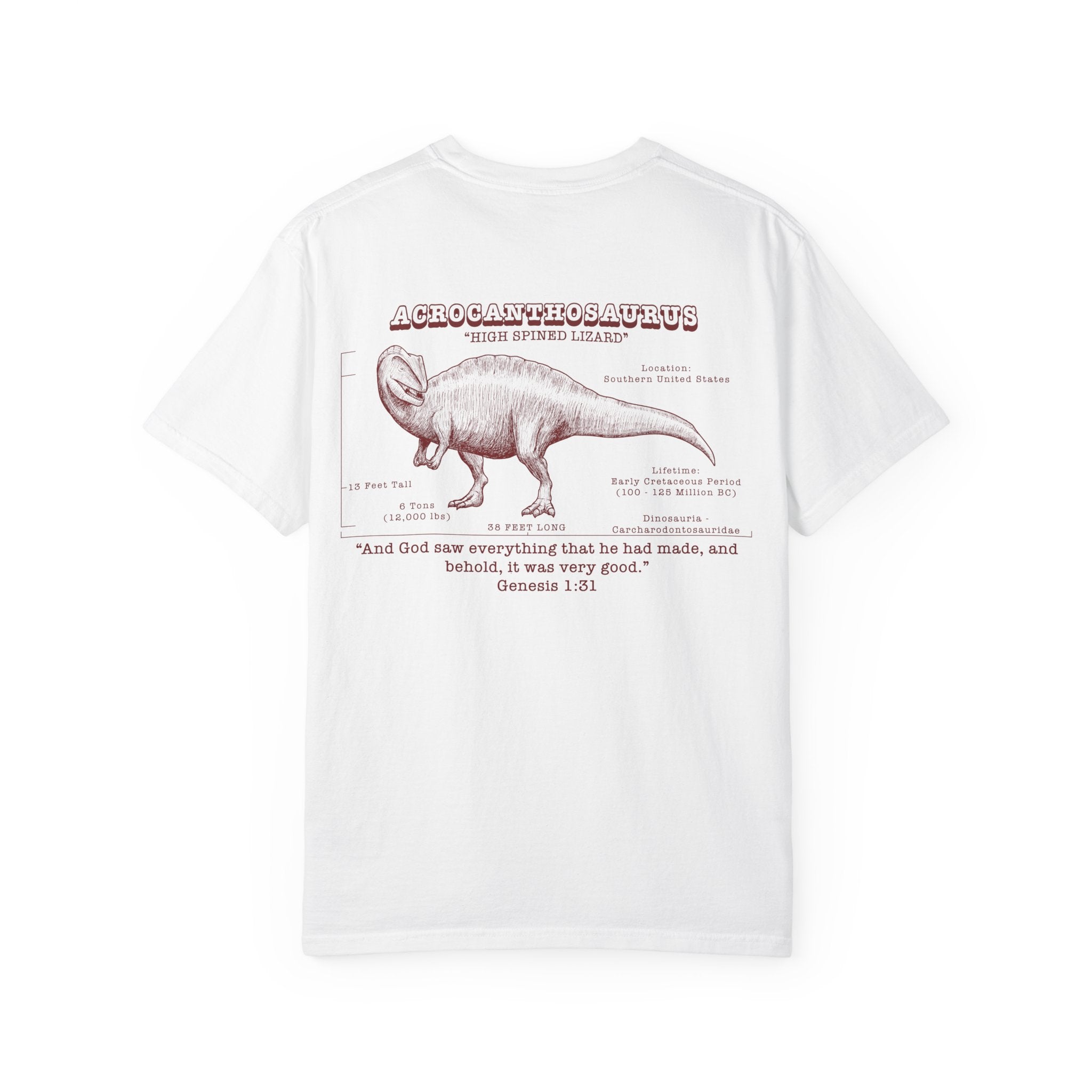 G131 Acrocanthosaurus Tee