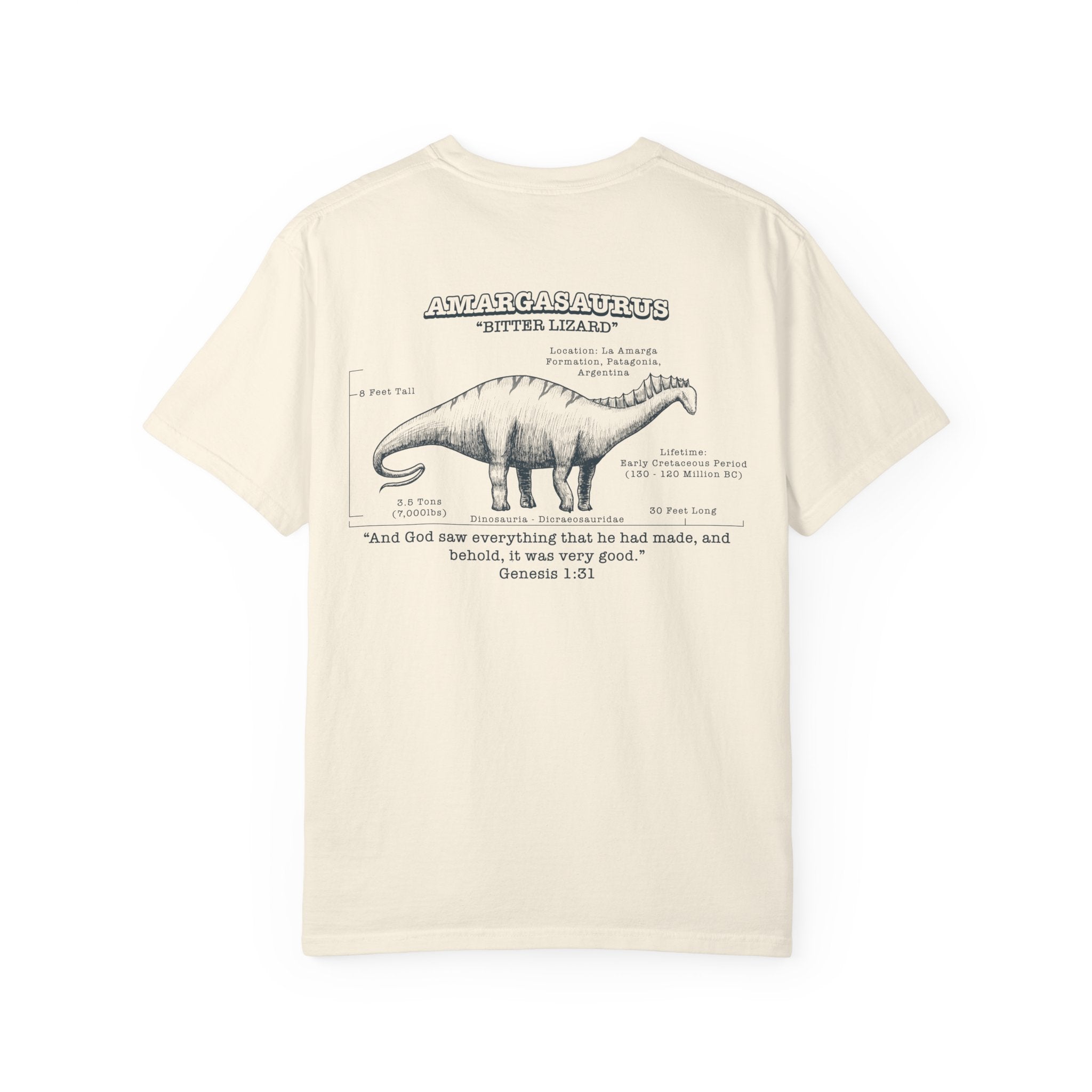 G131 Amargasaurus Tee