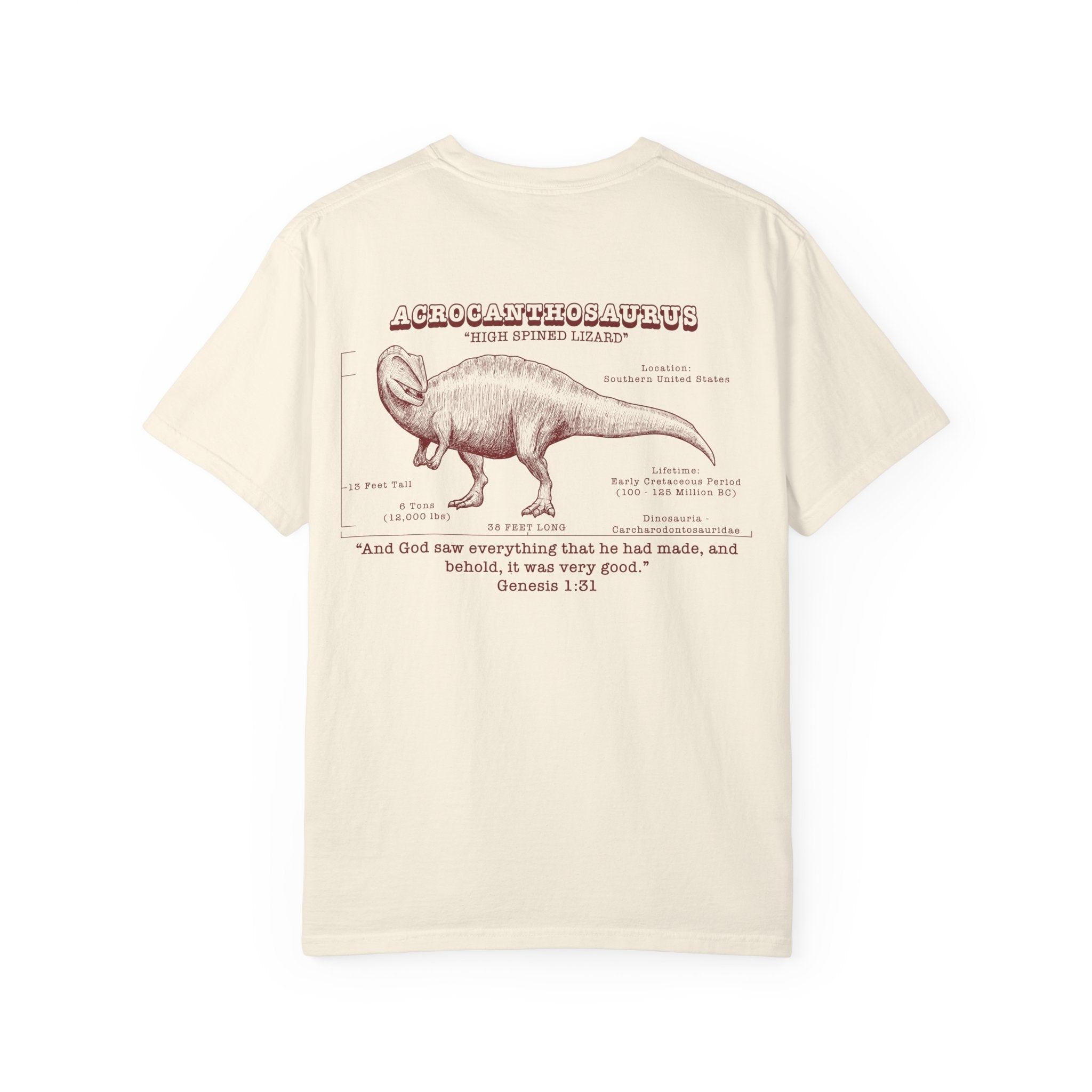 G131 Acrocanthosaurus Tee