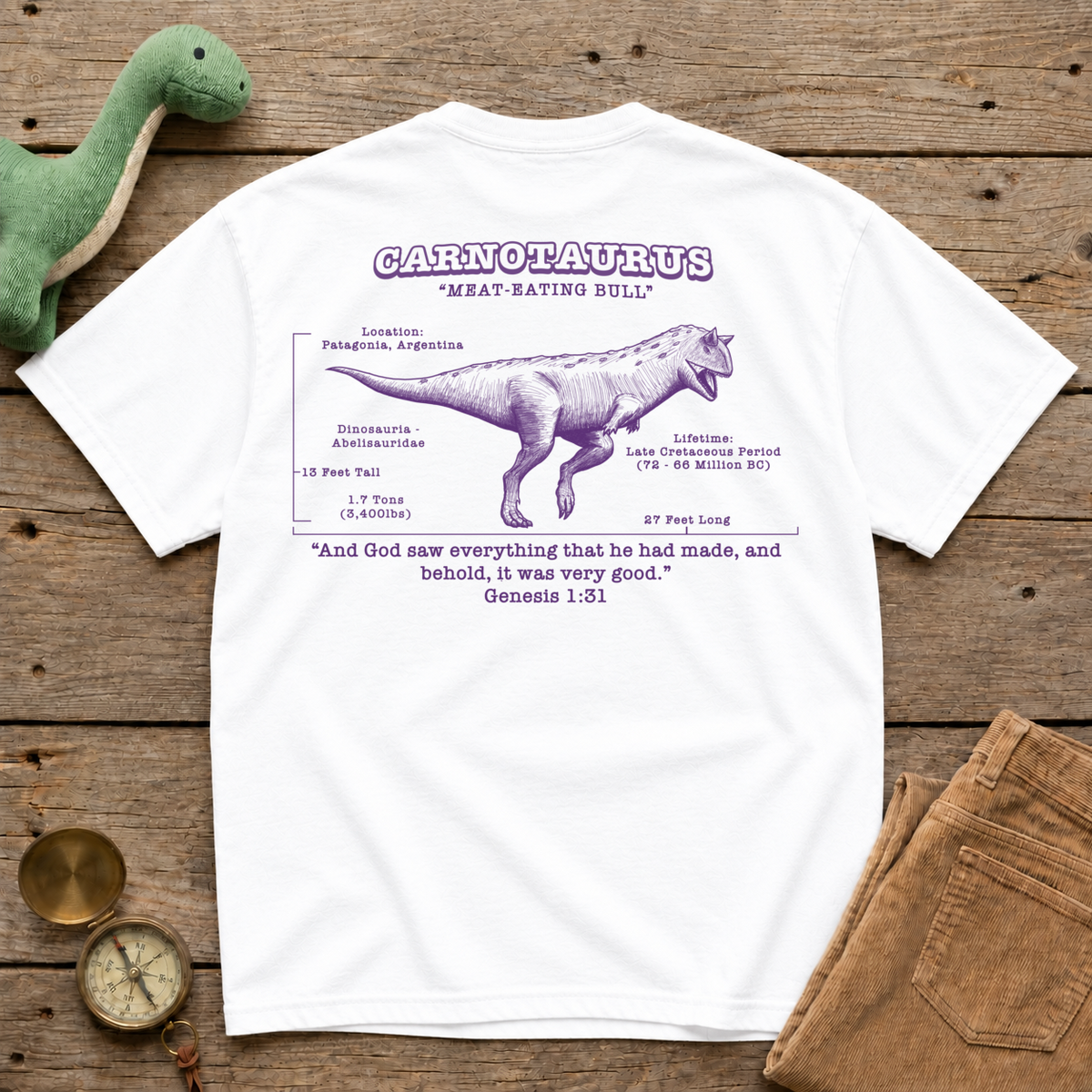 G131 Carnotaurus Tee