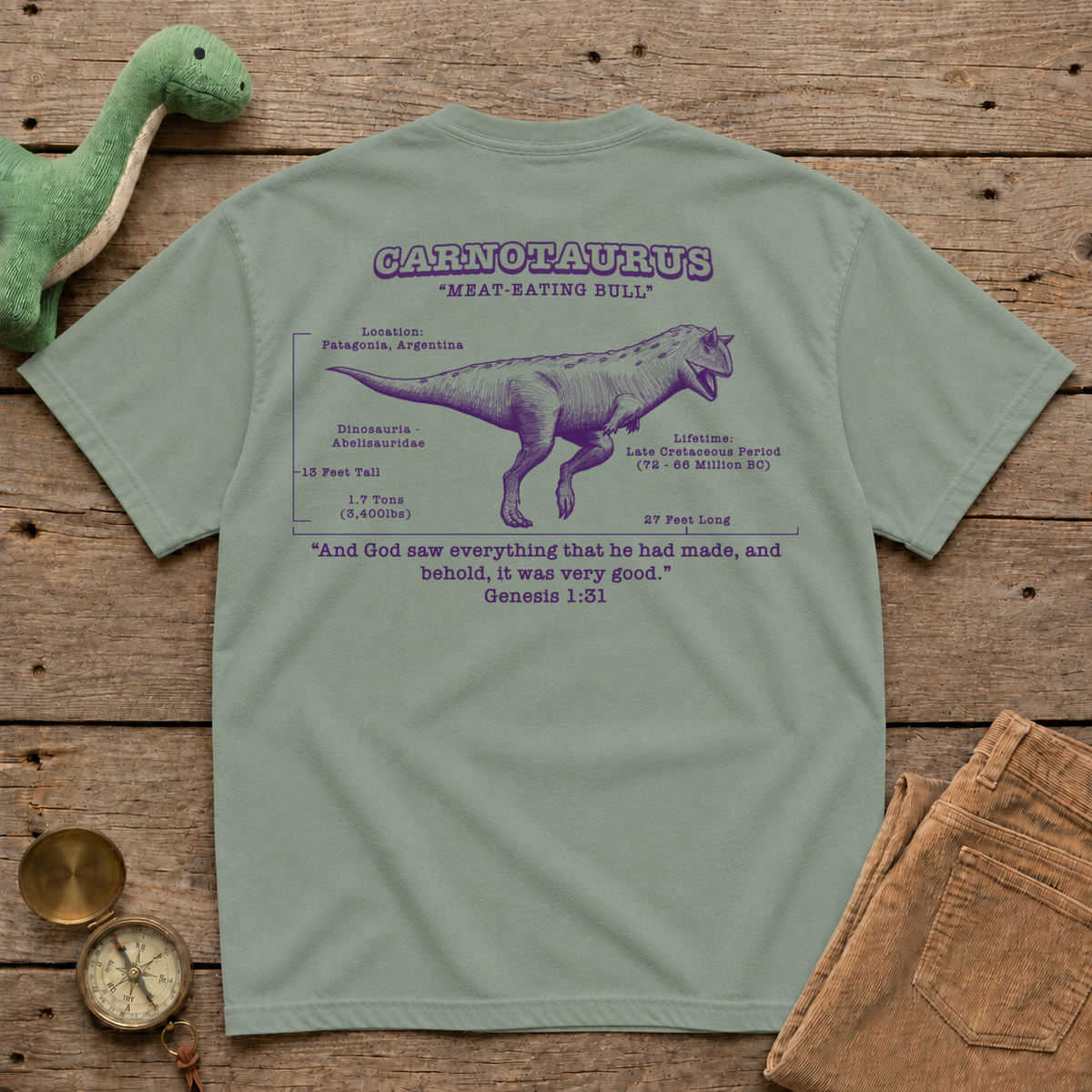 G131 Carnotaurus Tee