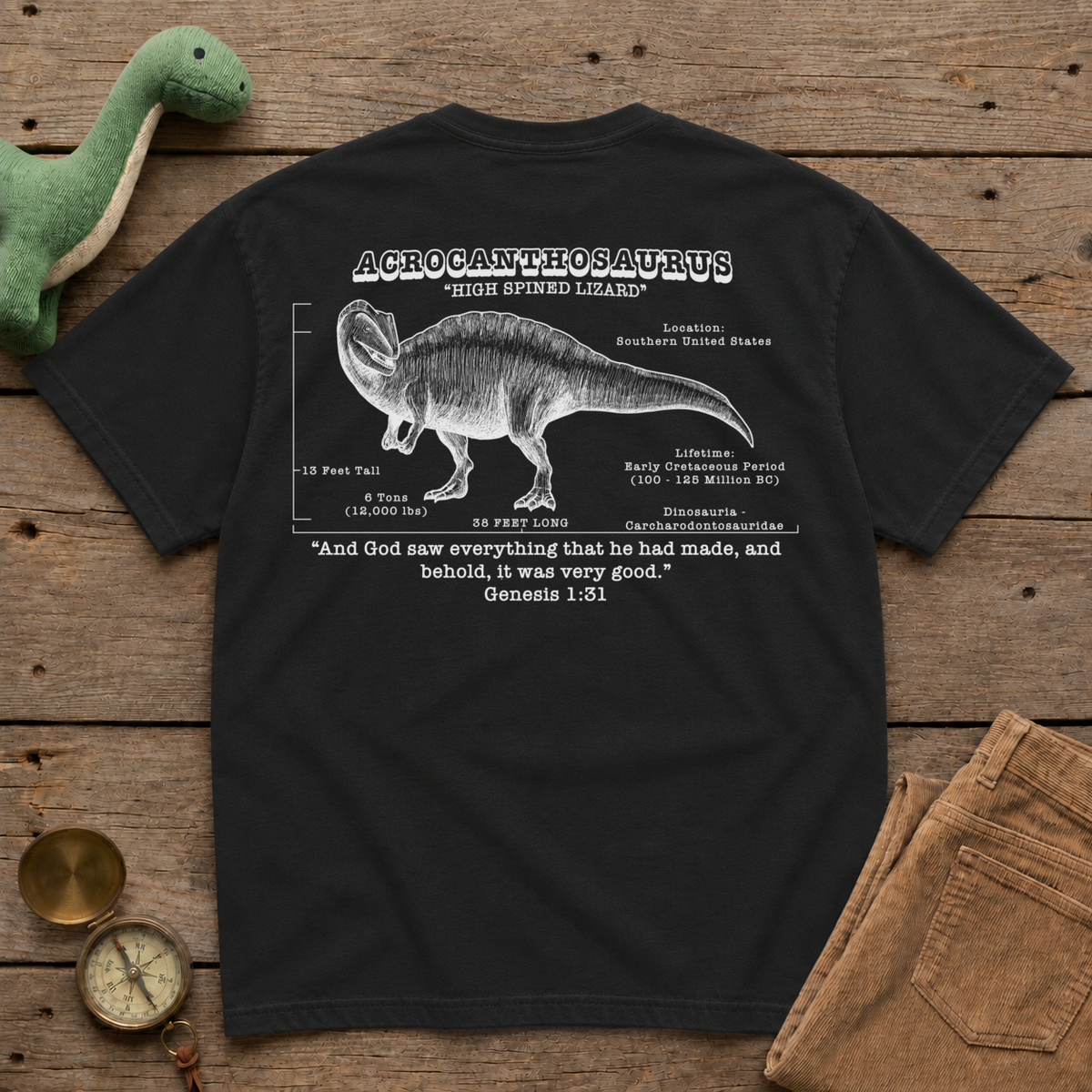 G131 Acrocanthosaurus Tee