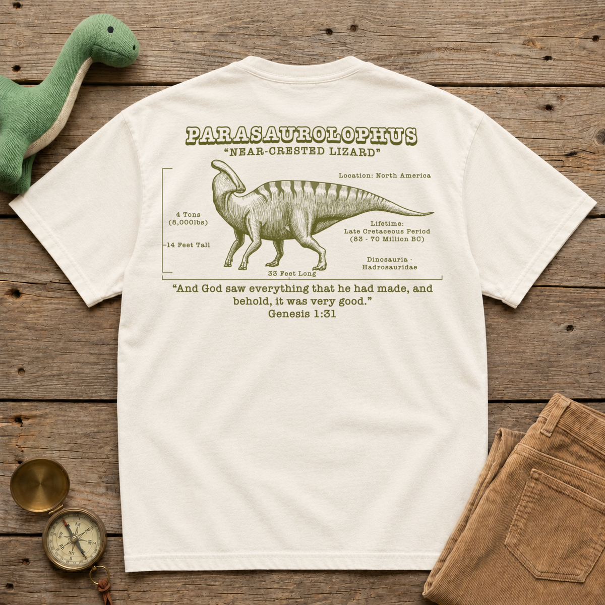 G131 Parasaurolophus Tee