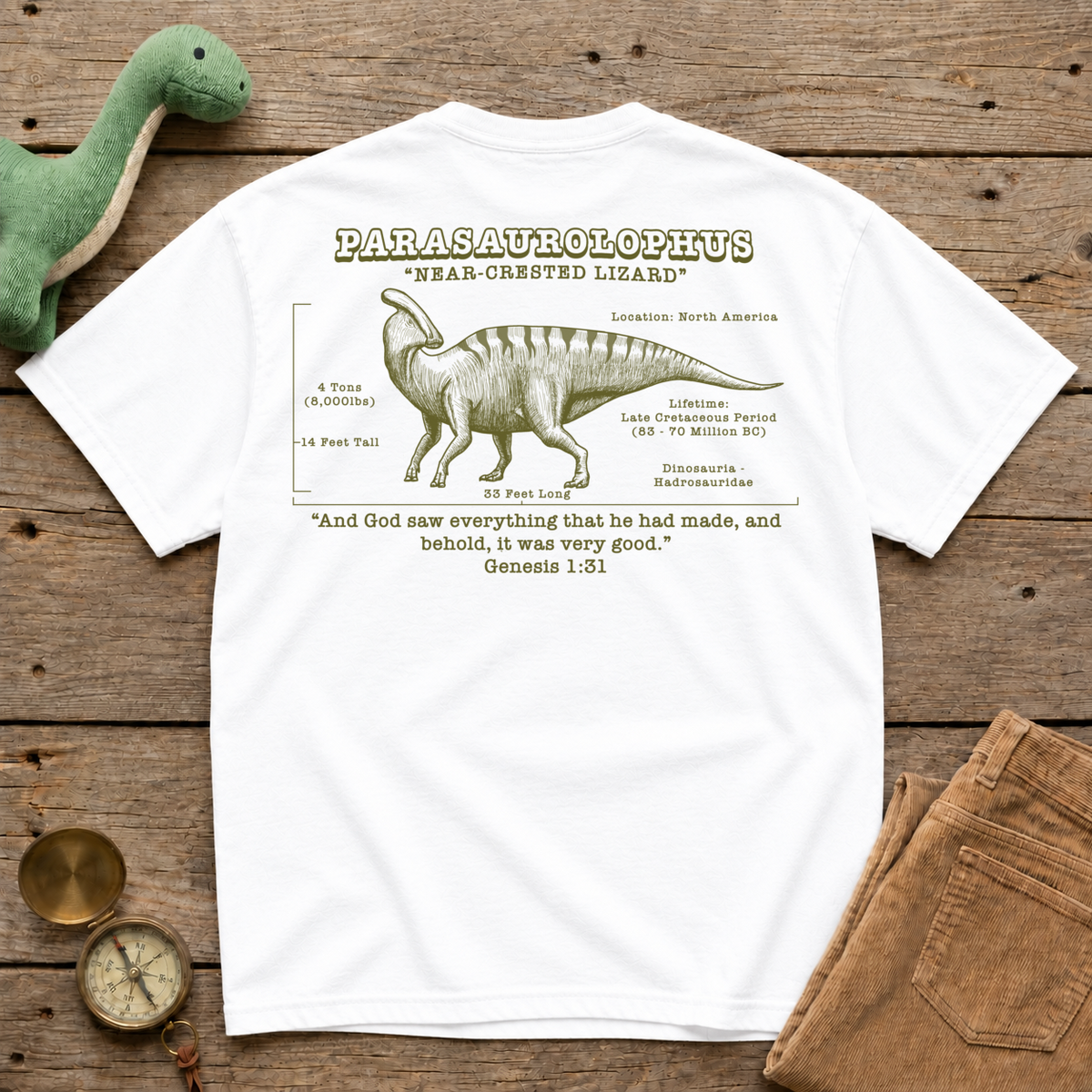 G131 Parasaurolophus Tee