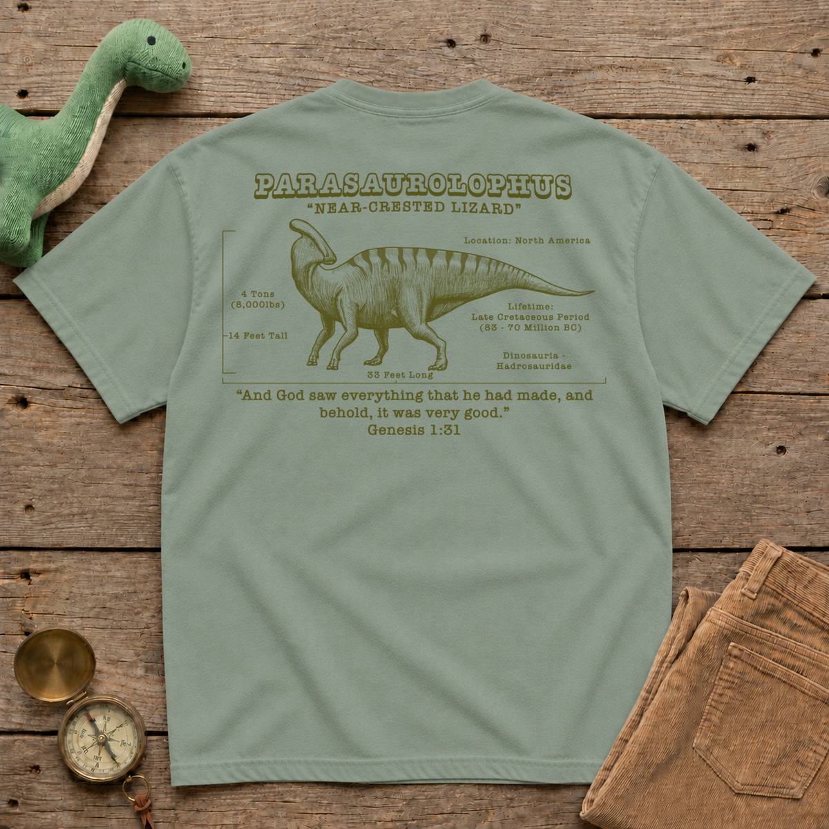 G131 Parasaurolophus Tee
