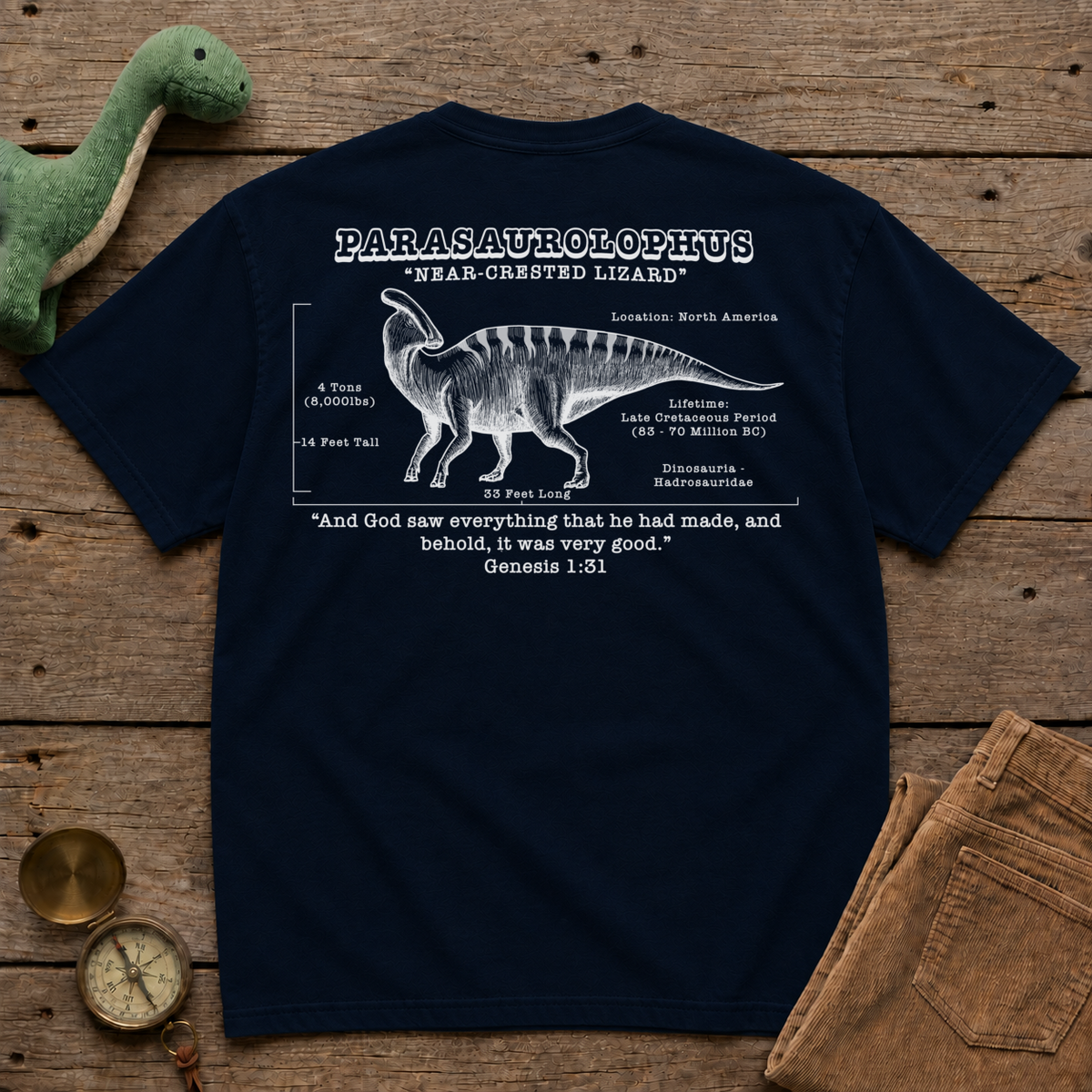 G131 Parasaurolophus Tee