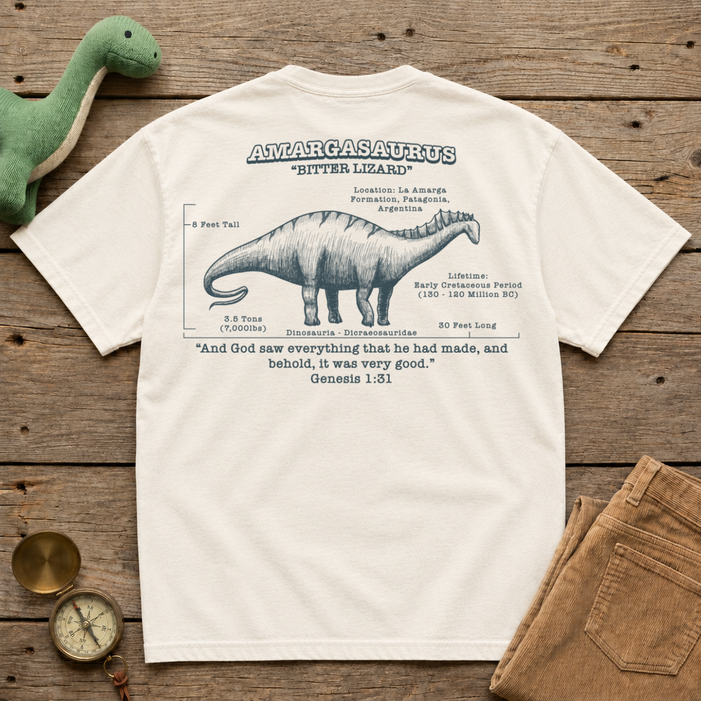 G131 Amargasaurus Tee