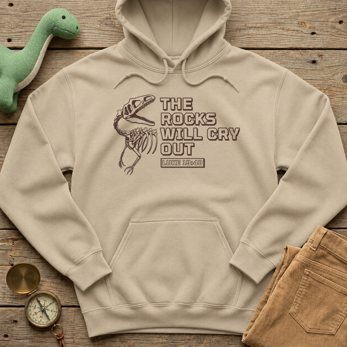 Rocks Will Cry Out Hoodie