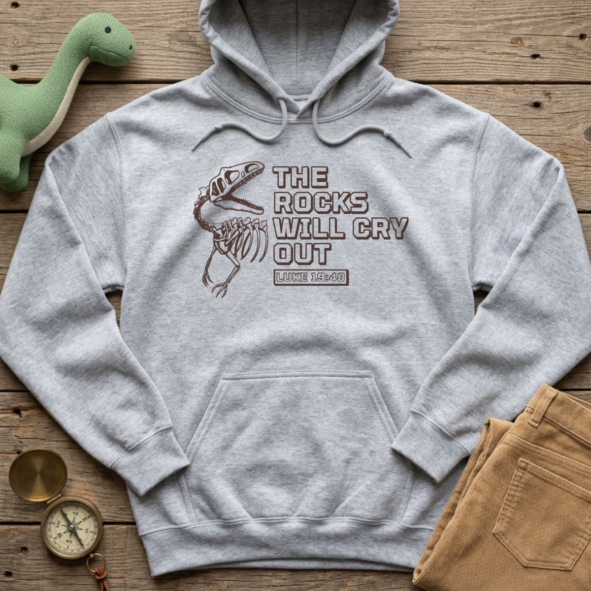 Rocks Will Cry Out Hoodie