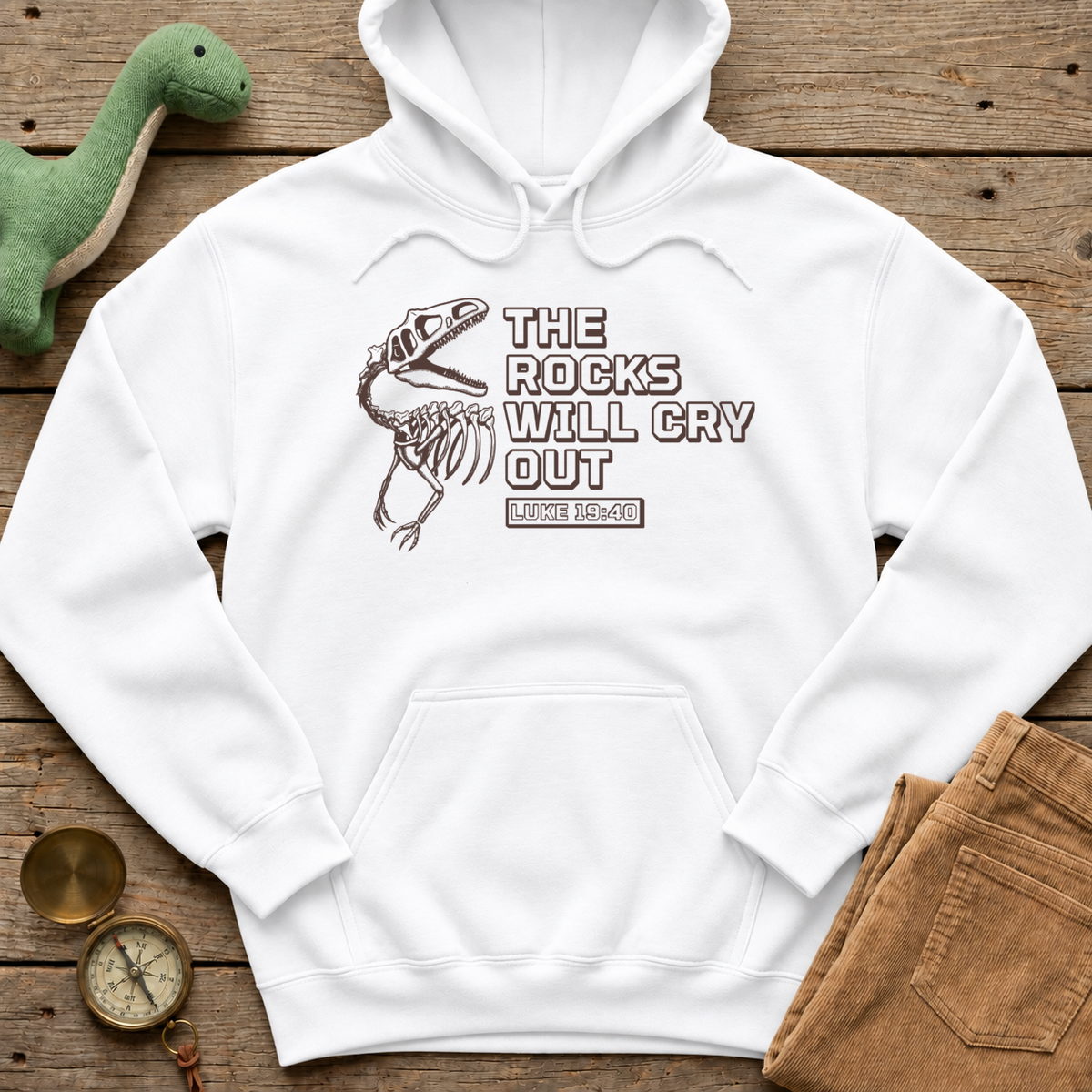 Rocks Will Cry Out Hoodie